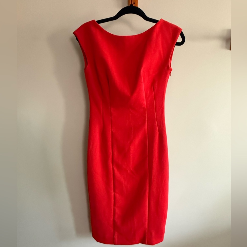 Maeve Red Midi Sheath Dress